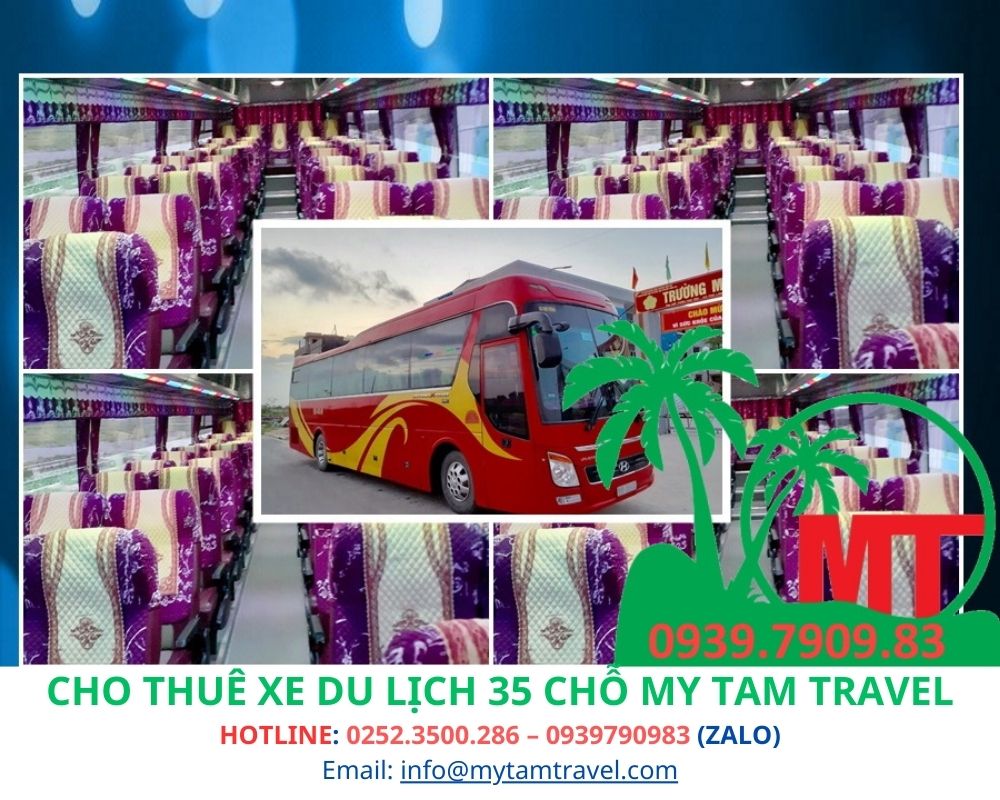 Rent a 35-seat car from Thaco/ Univer - Contract Price to Interprovince