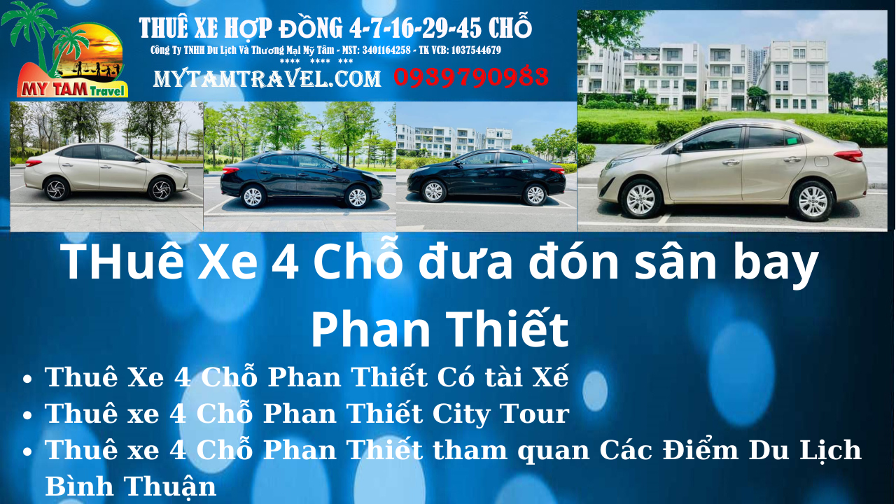 THuê Xe 4 Chỗ đưa đón sân bay Phan Thiết