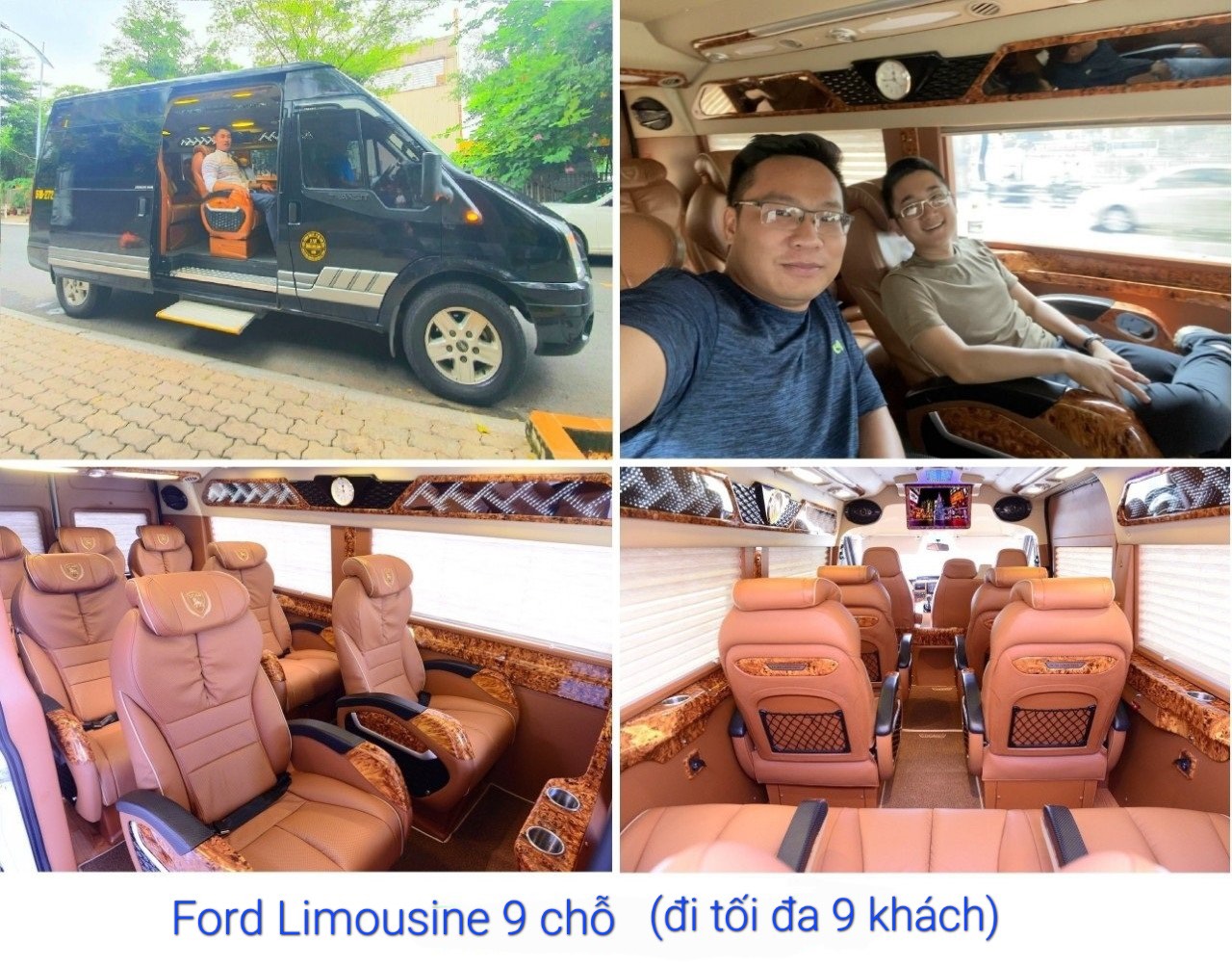 Rent a 9-seat Ford Limousine (maximum 9 passengers)