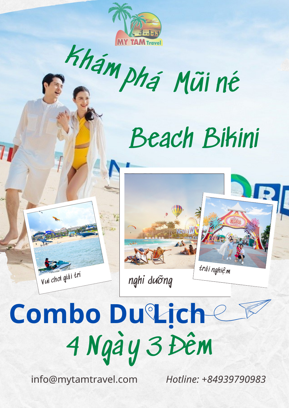 Combo Mũi Né 4 Ngày 3 Đêm Trải Nghiệm BeachBikini Circus Land